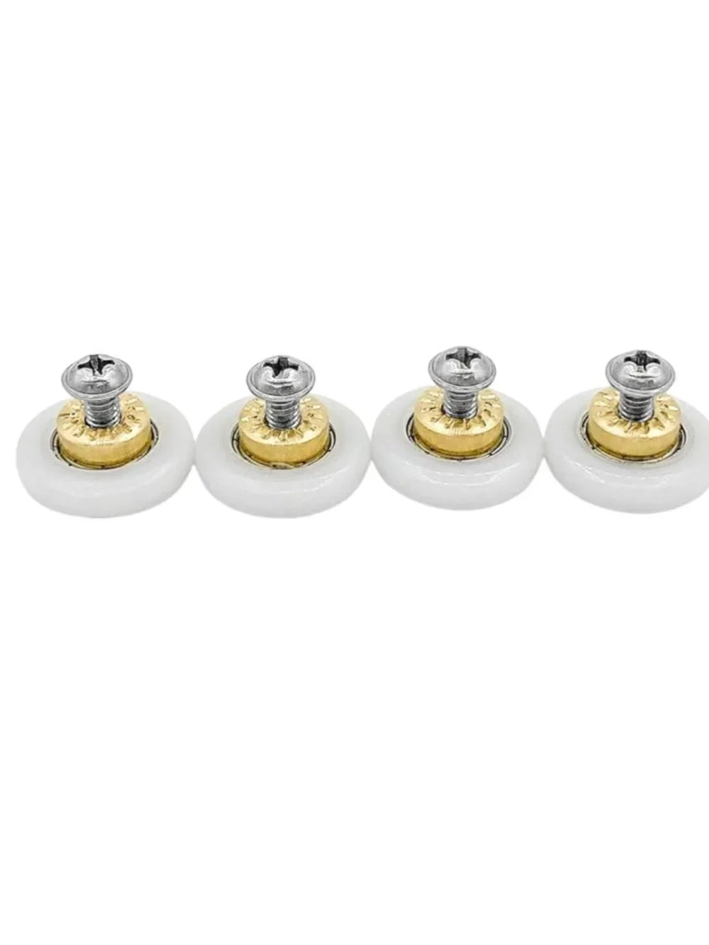 4PCS Shower Door Rollers Runners Wheels Replacement Part Bathroom Glass Door Run